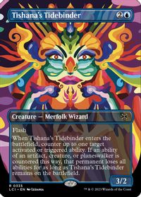 Tishana's Tidebinder (Borderless) — The Lost Caverns of Ixalan