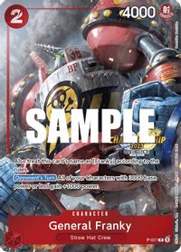 General Franky (CS 2023 Event Pack) — One Piece Promotion Cards