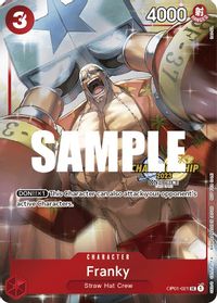 Franky (CS 2023 Celebration Pack) — One Piece Promotion Cards