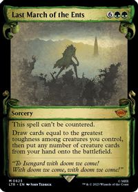 Last March of the Ents (Showcase Scrolls) — Universes Beyond: The Lord of the Rings: Tales of Middle-earth