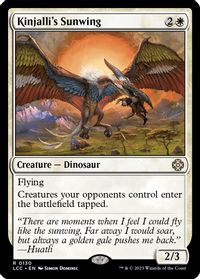 Kinjalli's Sunwing — Commander: The Lost Caverns of Ixalan