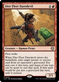Dire Fleet Daredevil — Commander: The Lost Caverns of Ixalan