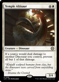 Temple Altisaur — Commander: The Lost Caverns of Ixalan