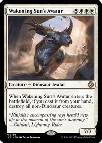 Wakening Sun's Avatar — Commander: The Lost Caverns of Ixalan