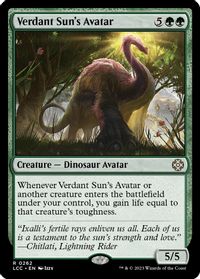 Verdant Sun's Avatar — Commander: The Lost Caverns of Ixalan