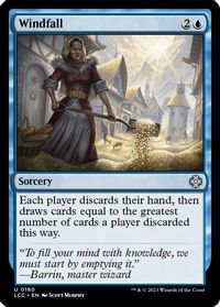 Windfall — Commander: The Lost Caverns of Ixalan