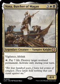 Vona, Butcher of Magan — Commander: The Lost Caverns of Ixalan