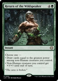 Return of the Wildspeaker — Commander: The Lost Caverns of Ixalan