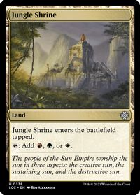 Jungle Shrine — Commander: The Lost Caverns of Ixalan
