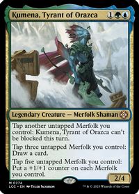 Kumena, Tyrant of Orazca — Commander: The Lost Caverns of Ixalan