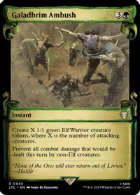 Galadhrim Ambush (Showcase Scrolls) — Commander: The Lord of the Rings: Tales of Middle-earth