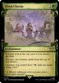Elven Chorus (Showcase Scrolls) — Universes Beyond: The Lord of the Rings: Tales of Middle-earth