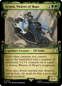 Arwen, Weaver of Hope (Showcase Scrolls) — Commander: The Lord of the Rings: Tales of Middle-earth