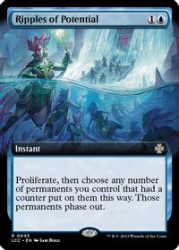 Ripples of Potential (Extended Art) — Commander: The Lost Caverns of Ixalan