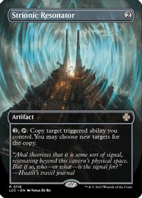 Strionic Resonator (Borderless) — Commander: The Lost Caverns of Ixalan
