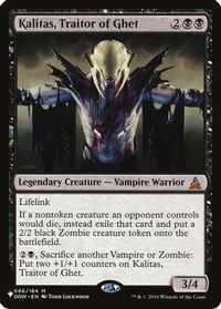 Kalitas, Traitor of Ghet — The List Reprints