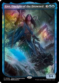 Lier, Disciple of the Drowned — Game Day & Store Championship Promos