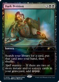 Dark Petition — Game Day & Store Championship Promos
