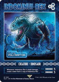 Indominus Rex - Polyraptor — Secret Lair Drop Series