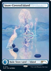 Snow-Covered Island (1474) — Secret Lair Drop Series