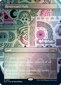 Homeward Path (1467) (Rainbow Foil) — Secret Lair Drop Series