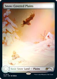 Snow-Covered Plains (1473) (Rainbow Foil) — Secret Lair Drop Series