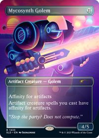 Mycosynth Golem (Rainbow Foil) — Secret Lair Drop Series