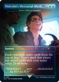 Malcolm's Mercurial Mirth - Tasha's Hideous Laughter (Rainbow Foil) — Secret Lair Drop Series