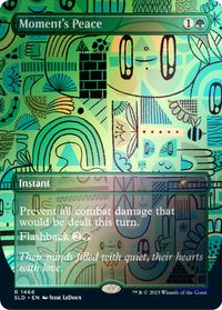 Moment's Peace (Rainbow Foil) — Secret Lair Drop Series