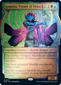 Kumena, Tyrant of Orazca (Rainbow Foil) — Secret Lair Drop Series