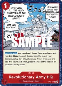 Revolutionary Army HQ — Awakening of the New Era