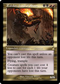 Rakdos, Lord of Riots (Retro Frame) — Ravnica Remastered
