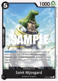 Saint Mjosgard — Awakening of the New Era: 1st Anniversary Tournament Cards