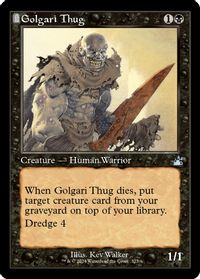 Golgari Thug (Retro Frame) — Ravnica Remastered