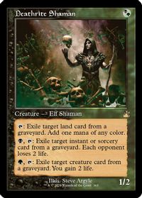 Deathrite Shaman (Retro Frame) — Ravnica Remastered