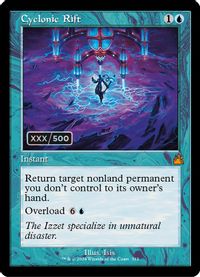 Cyclonic Rift (Retro Frame) (Serial Numbered) — Ravnica Remastered