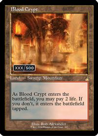 Blood Crypt (Retro Frame) (Serial Numbered) — Ravnica Remastered