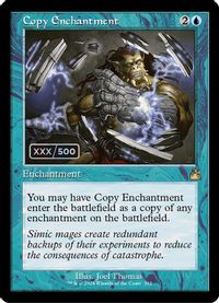 Copy Enchantment (Retro Frame) (Serial Numbered) — Ravnica Remastered
