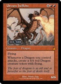 Utvara Hellkite (Retro Frame) (Serial Numbered) — Ravnica Remastered