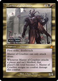 Master of Cruelties (Retro Frame) (Serial Numbered) — Ravnica Remastered
