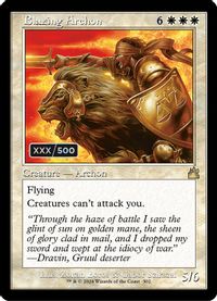 Blazing Archon (Retro Frame) (Serial Numbered) — Ravnica Remastered