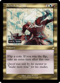 Stitch in Time (Retro Frame) (Serial Numbered) — Ravnica Remastered