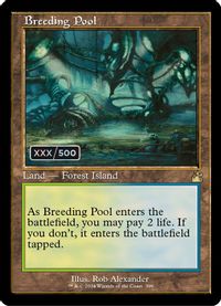 Breeding Pool (Retro Frame) (Serial Numbered) — Ravnica Remastered