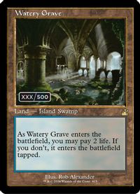 Watery Grave (Retro Frame) (Serial Numbered) — Ravnica Remastered