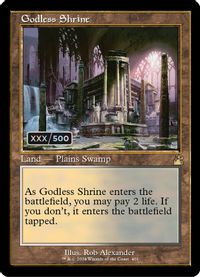 Godless Shrine (Retro Frame) (Serial Numbered) — Ravnica Remastered