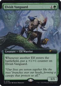 Elvish Vanguard (Extended Art) — Secret Lair Drop Series