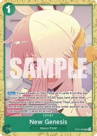 New Genesis (Starter Deck 11: Uta Deck Battle) — One Piece Promotion Cards
