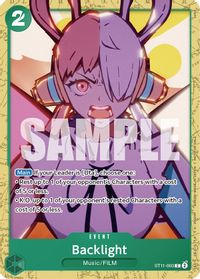 Backlight (Starter Deck 11: Uta Deck Battle) — One Piece Promotion Cards