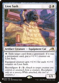 Lion Sash — The List Reprints