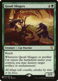 Qasali Slingers — The List Reprints